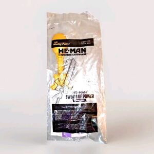 New He-Man Sonic Drive In MOTU Wacky Pack toy HE-MAN SWORD OF POWER 7" SPOON